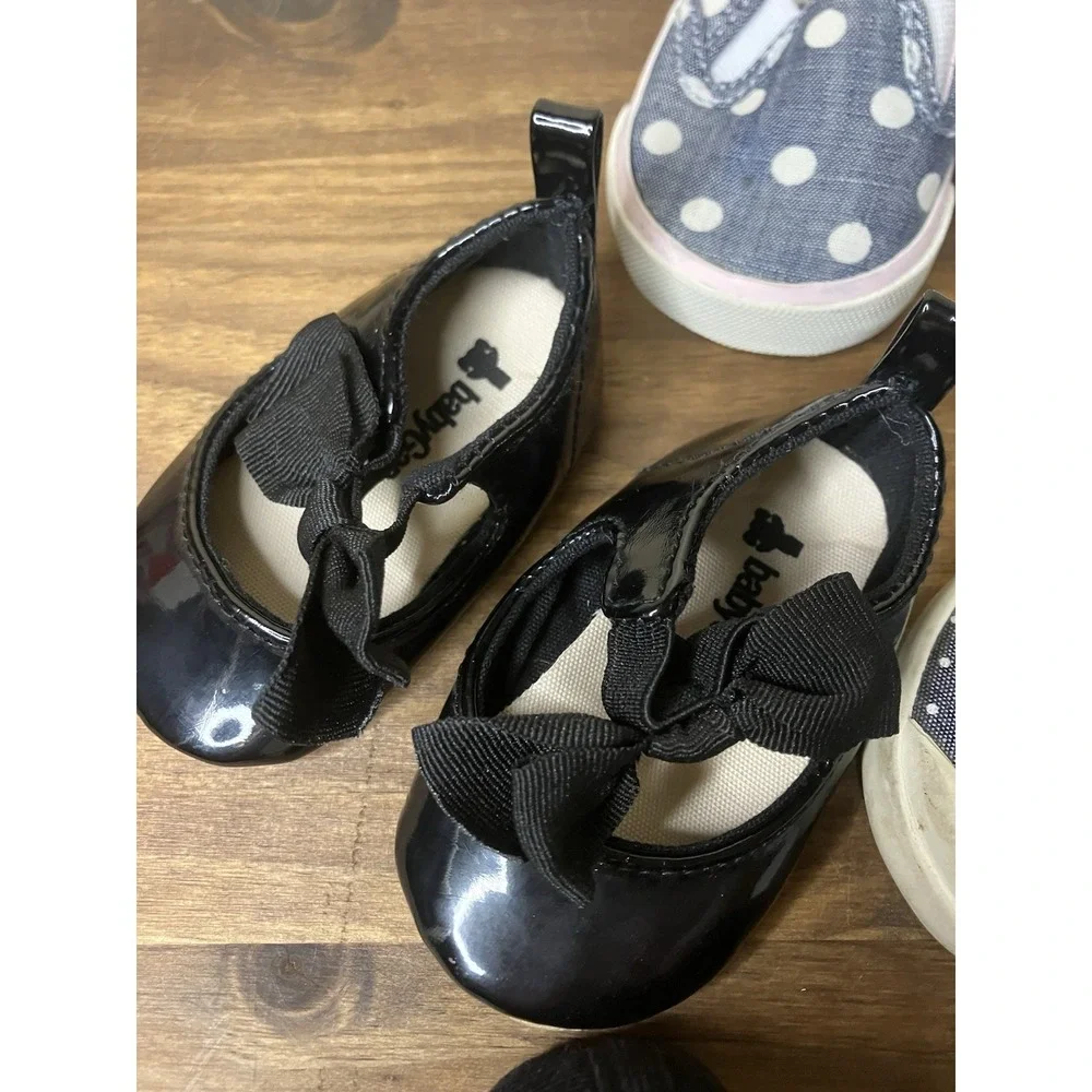 Lot Of 4 Baby Girl Baby GAP Shoes Size 0-6 Months‎